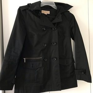 Michael Kors hooded trench coat
